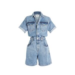 AGOLDE Zora Waisted Shorts Jumpsuit - 0 - Rio